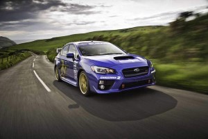 2015 SUBARU WRX STI AT ISLE OF MAN TT COURSE 1